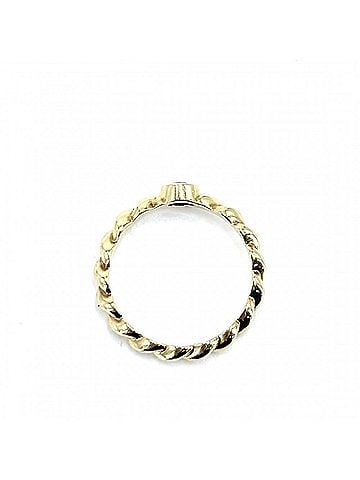 Tiffany & Co. Tiffany &amp; Co. Women's Twist Ring, Jewelry Accessory, Au750 18K Yellow Gold, Diamond, Approx. 3.0g (view 2)