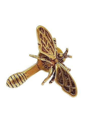 Dior J'adior Bee Stud Metal Gold Gold_Plated Earrings Jewelry (view 2)