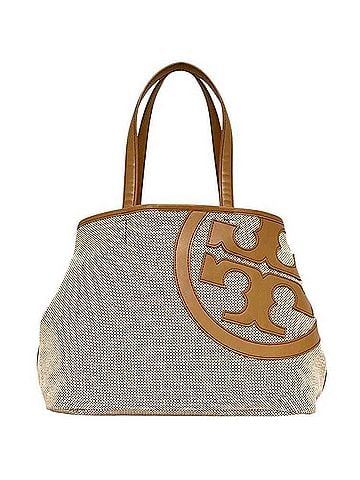 Tory Burch Tory Burch Ronnie Tote Bag, Canvas, Beige, Women's (view 1)