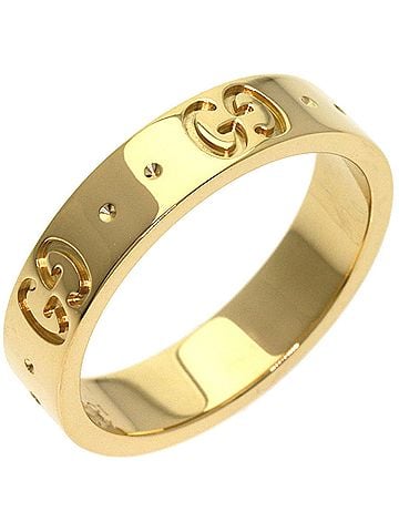 Gucci Gucci Icon #8 Ring, 18K Yellow Gold, Women's GUCCI (view 2)