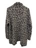 Chiaramente Animal Print Black Gray Coat Size S - photo 2