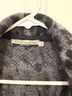 Chiaramente Animal Print Black Gray Coat Size S - photo 3