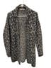 Chiaramente Animal Print Black Gray Coat Size S - photo 1