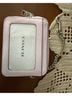Coach 100% Leather Solid Pink Leather Wallet One size - photo 4