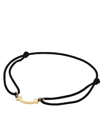 Tiffany & Co. Tiffany &amp; Co. T Smile Bracelet, 18K Pink Gold, Women's. (view 1)