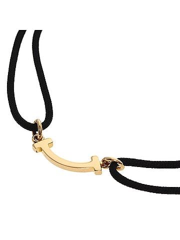 Tiffany & Co. Tiffany &amp; Co. T Smile Bracelet, 18K Pink Gold, Women's. (view 2)