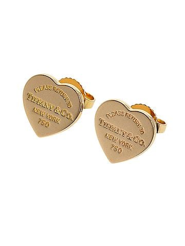 Tiffany & Co. Tiffany &amp; Co. Return to Heart Earrings, 18K Pink Gold, Women's. (view 1)
