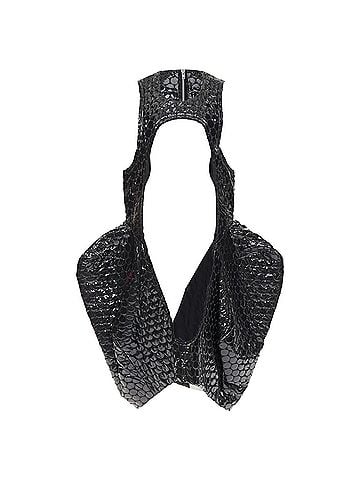 Comme des Garçons Comme des Garcons black PVC bubble quilted cut out dress (view 1)