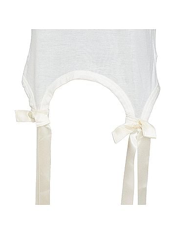 Simone Rocha Simone Rocha fine jersey curved hem bow top shirt (view 2)