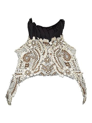Alexander McQueen Alexander McQueen pearl bead halter neckpiece (view 1)