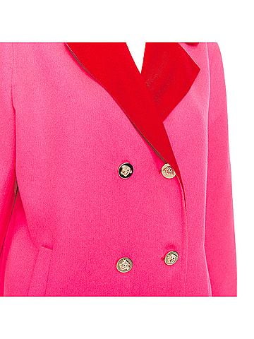 Versace Versace colorblock double breasted coat (view 2)