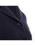 Hermès 100% Wool Black Hermes solid black double face pure cashmere coat Size 2 - photo 2