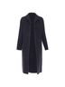 Hermès 100% Wool Black Hermes solid black double face pure cashmere coat Size 2 - photo 3
