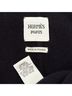 Hermès 100% Wool Black Hermes solid black double face pure cashmere coat Size 2 - photo 8