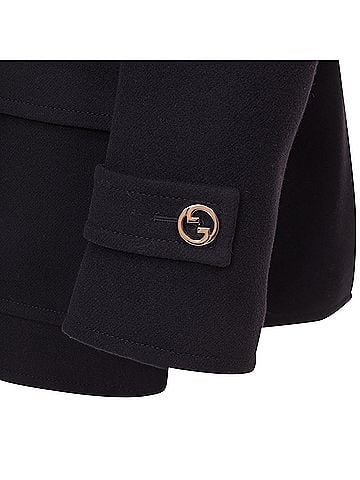 Gucci Gucci G button wool double breasted coat (view 2)
