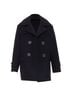 Gucci 100% Wool Black Gucci G button wool double breasted coat Size 4 - photo 9