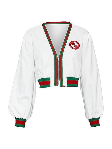 Gucci Gucci Web stripe mesh track jacket (view 1)