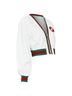 Gucci 100% Synthetic White Gucci Web stripe mesh track jacket Size XS - photo 4