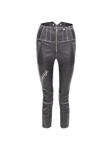 Alexander McQueen Alexander McQueen corset leather trousers (view 1)