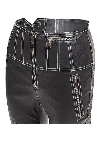 Alexander McQueen Alexander McQueen corset leather trousers (view 2)
