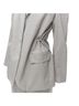Theory 100% Wool Gray Theory Drape wool drawstring cinched blazer pants set Size 6 - photo 2