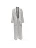 Theory 100% Wool Gray Theory Drape wool drawstring cinched blazer pants set Size 6 - photo 3