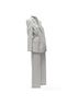 Theory 100% Wool Gray Theory Drape wool drawstring cinched blazer pants set Size 6 - photo 4