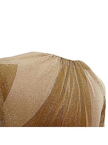 Gucci GUCCI 1999 Vintage Tom Ford gold metallic lurex block graphic top IT42 M (view 2)