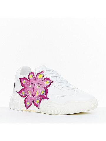 Stella McCartney Stella McCartney White Loop Sun Graphic Sneakers (view 2)