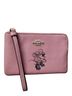 Coach Pink Black Leather Wristlet One size - photo 1