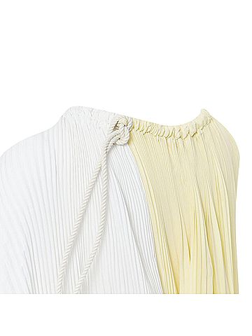MARNI Marni knife pleat stringed cord open back top (view 2)