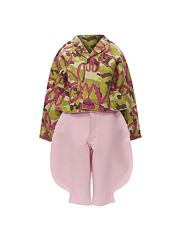 Comme des Garçons Comme des Garcons 2D Flat Packed Doll camo set (view 1)