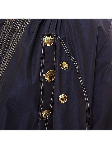 Givenchy Givenchy cotton gold totem button tent dress (view 2)