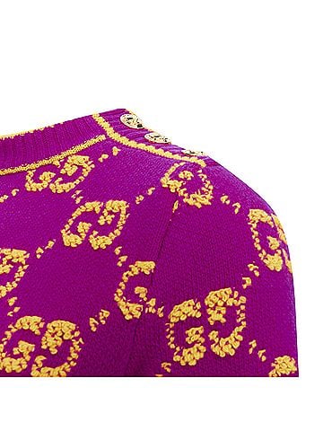 Gucci Gucci GG Supreme monogram jacquard short dress (view 2)