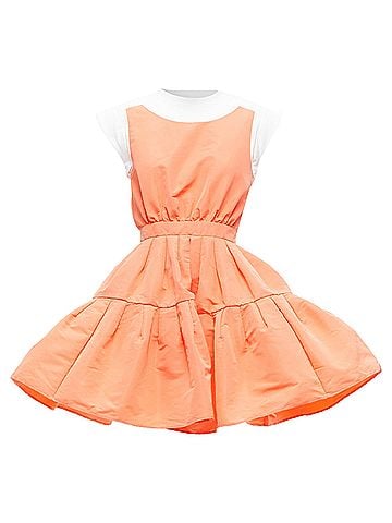 Alexander McQueen Alexander McQueen taffeta tank flared dress (view 1)