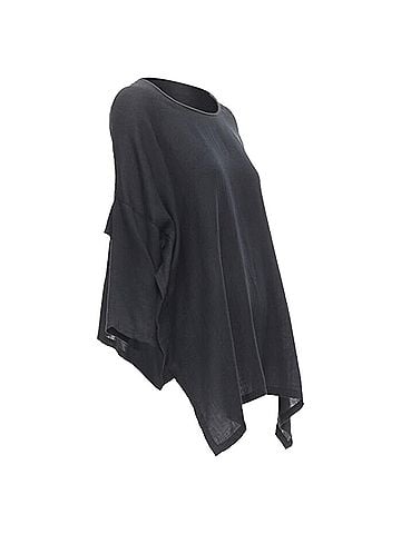 Comme des Garçons Comme des Garcons linen square shorter back loose top (view 1)