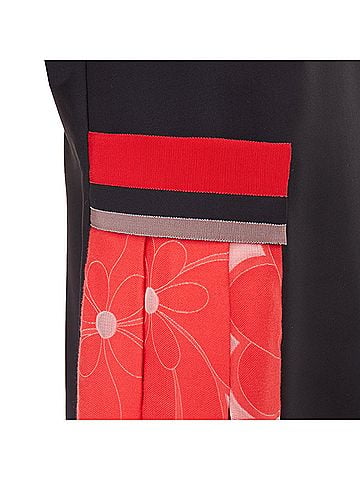 Giorgio Armani Giorgio Armani Floral Jacquard wool blend asymmetric dress (view 2)