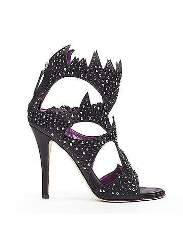 Giuseppe Zanotti Giuseppe Zanotti Satin Leather Sandals (view 1)