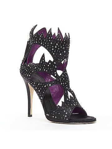 Giuseppe Zanotti Giuseppe Zanotti Satin Leather Sandals (view 2)