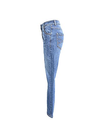 Brunello Cucinelli Brunello Cucinelli Extra Skinny Fit Jeans in Blue Cotton (view 2)