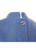 Gucci 100% Wool Blue Gucci mohair wool back button open vent flared coat Size 2 - photo 2