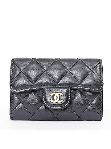 Chanel Chanel Black Leather Classic Flap CardHolder (view 1)