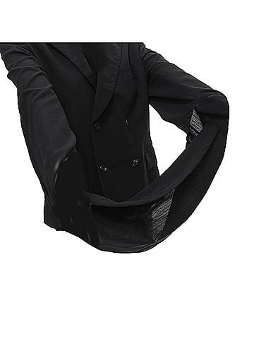 Comme des Garçons Comme des Garcons infinity loop sleeve double breasted blazer (view 2)