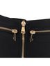 Givenchy 100% Acetate Black Givenchy Black Layered Flare Trousers Size 4 - photo 2