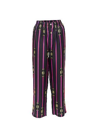 Gucci Gucci Garden silk equestrian GG buckle print pajama pants (view 1)
