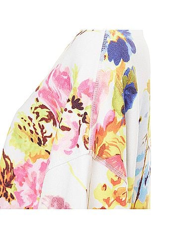 Dries Van Noten Dries Van Noten floral graphic wide sleeve sweatshirt (view 2)