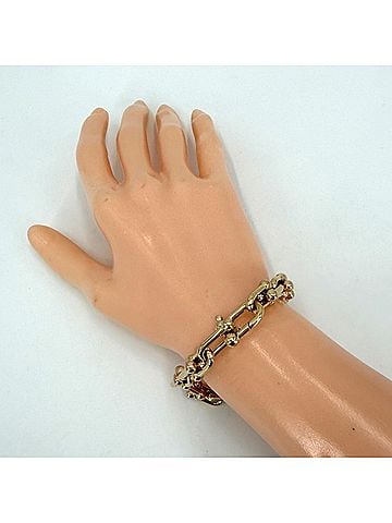 Tiffany & Co. Tiffany &amp; Co. Women's Hardware Bracelet, Medium Size, 18K Pink Gold (Au750), Approx. 25.4g (view 2)
