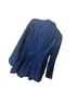 Giorgio Armani 100% Silk Floral Blue Gold Blazer Size 8 - photo 2