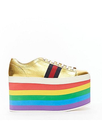 Gucci Gucci Web Platform Sneakers (view 1)