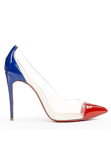 Christian Louboutin Christian Louboutin Patent PVC Point Pumps (view 1)